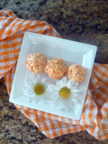 apricot coconut no bake cookies