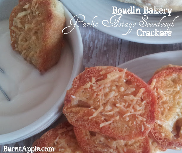 Boudin Bakery Garlic Asiago Sourdough Crackers