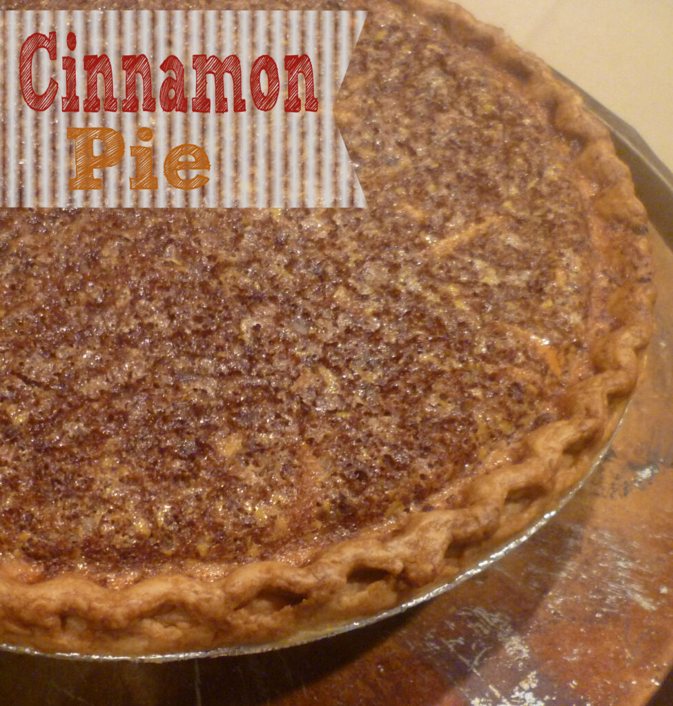 cinnamon pie