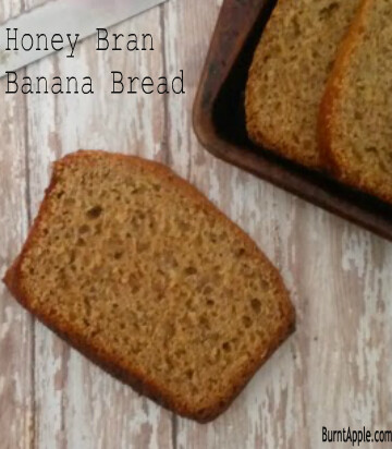honey bran banana bread