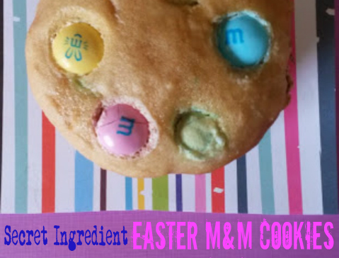 easter m&M cookies