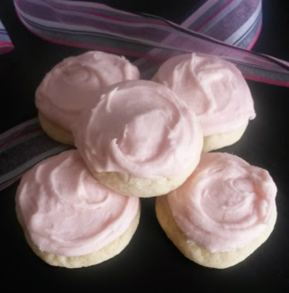 pink grapefruit sugar cookies