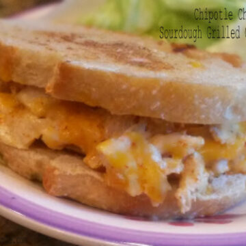 chipotle chicken sourdough grilled cheese