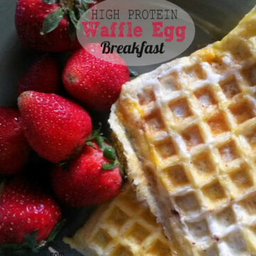 high protein waffle