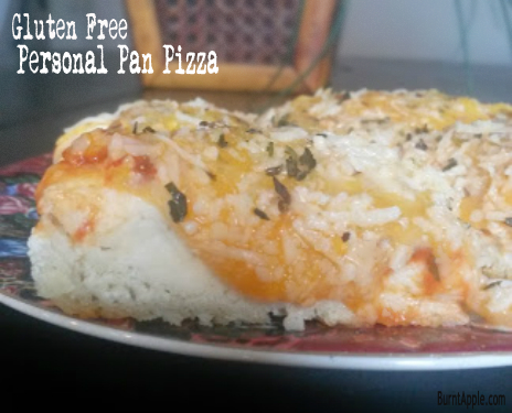 gluten free personal pan pizza