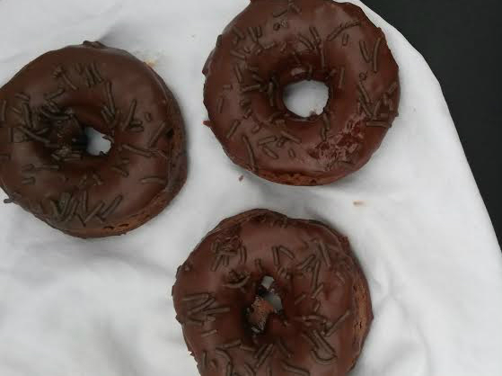 baked chocolate donut