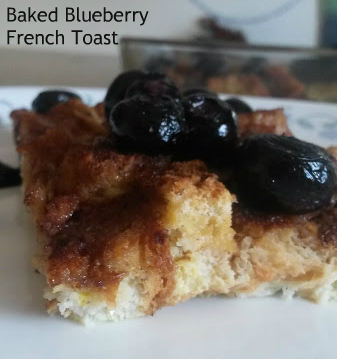 baked blueberry french toast