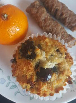 high protein blueberry muffins