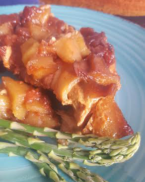 slow cooker bacon apple chicken