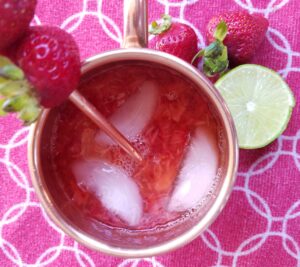 strawberry moscow mule