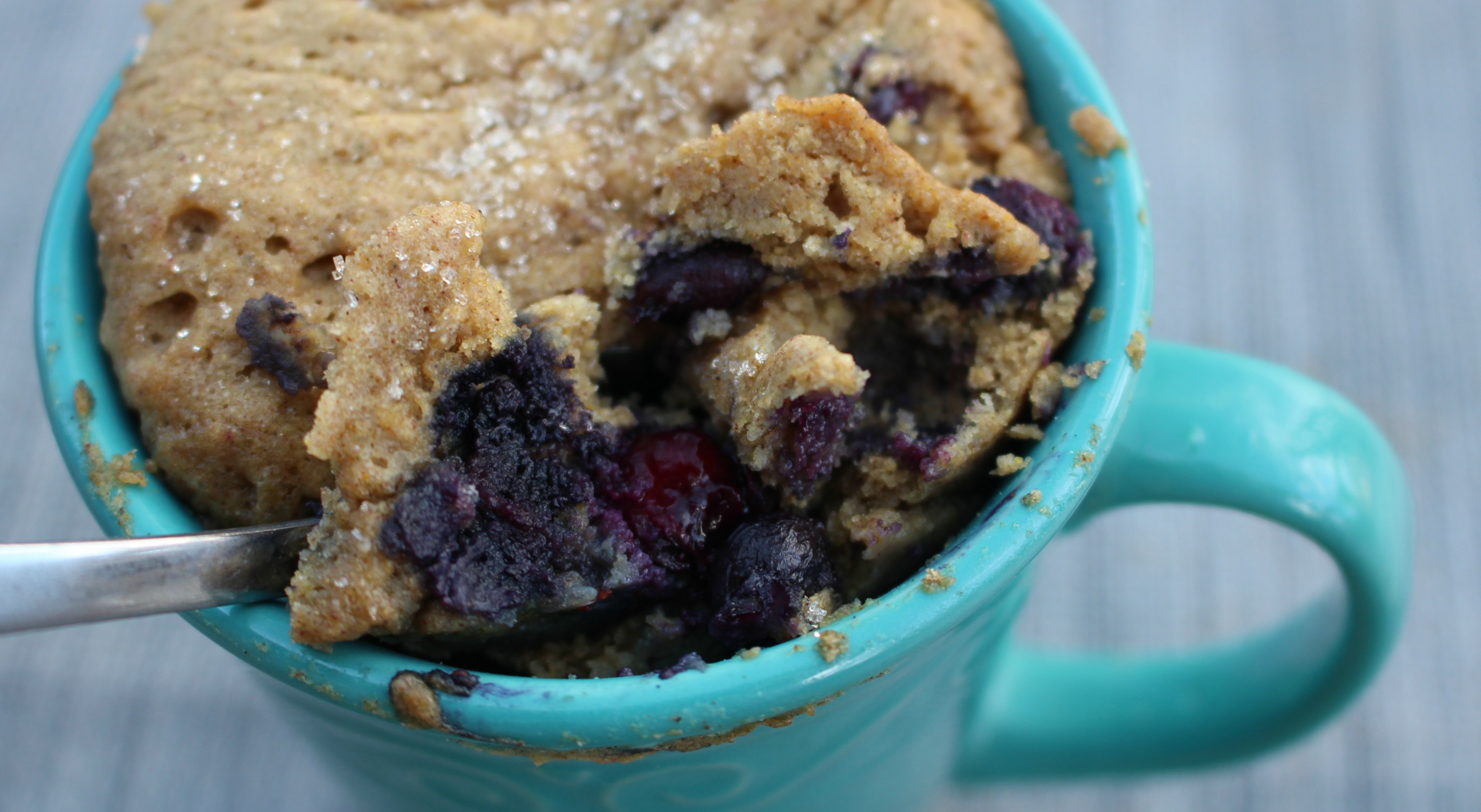 microwave blueberry muffin