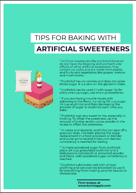 baking with erythritol