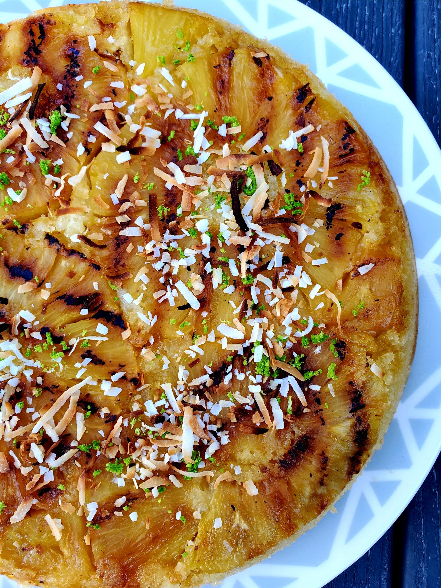 Grilled Coconut Pineapple Lime Upside Down Cake Burnt Apple Grilled Coconut Pineapple Lime Upside Down Cake Burnt Apple