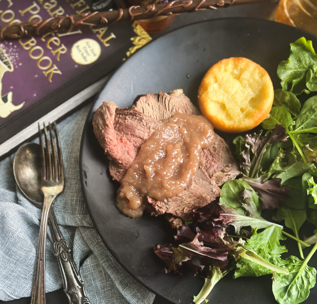 Roast beef dates back to England where England was able to perfect turning a huge chunk of raw meat into a tender and juicy cut of cooked meat. old england roast beef