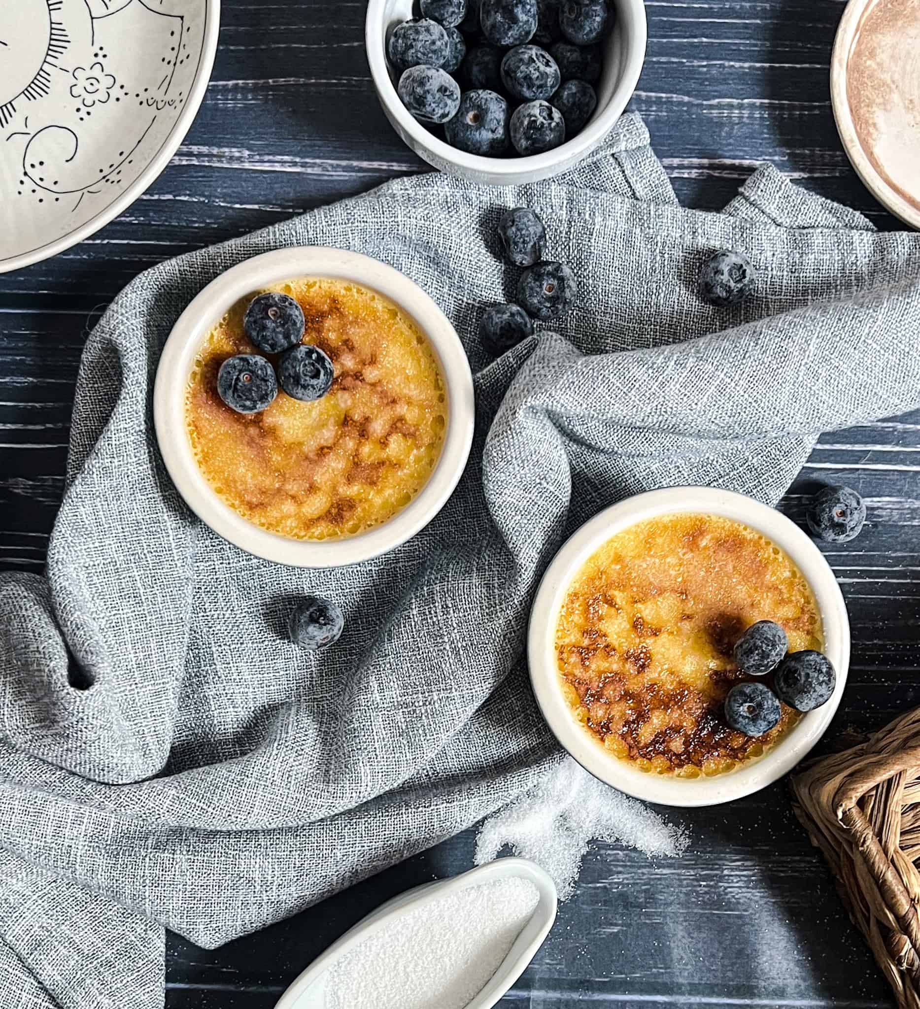 Five Ingredient Dairy Free Creme Brulee Burnt Apple