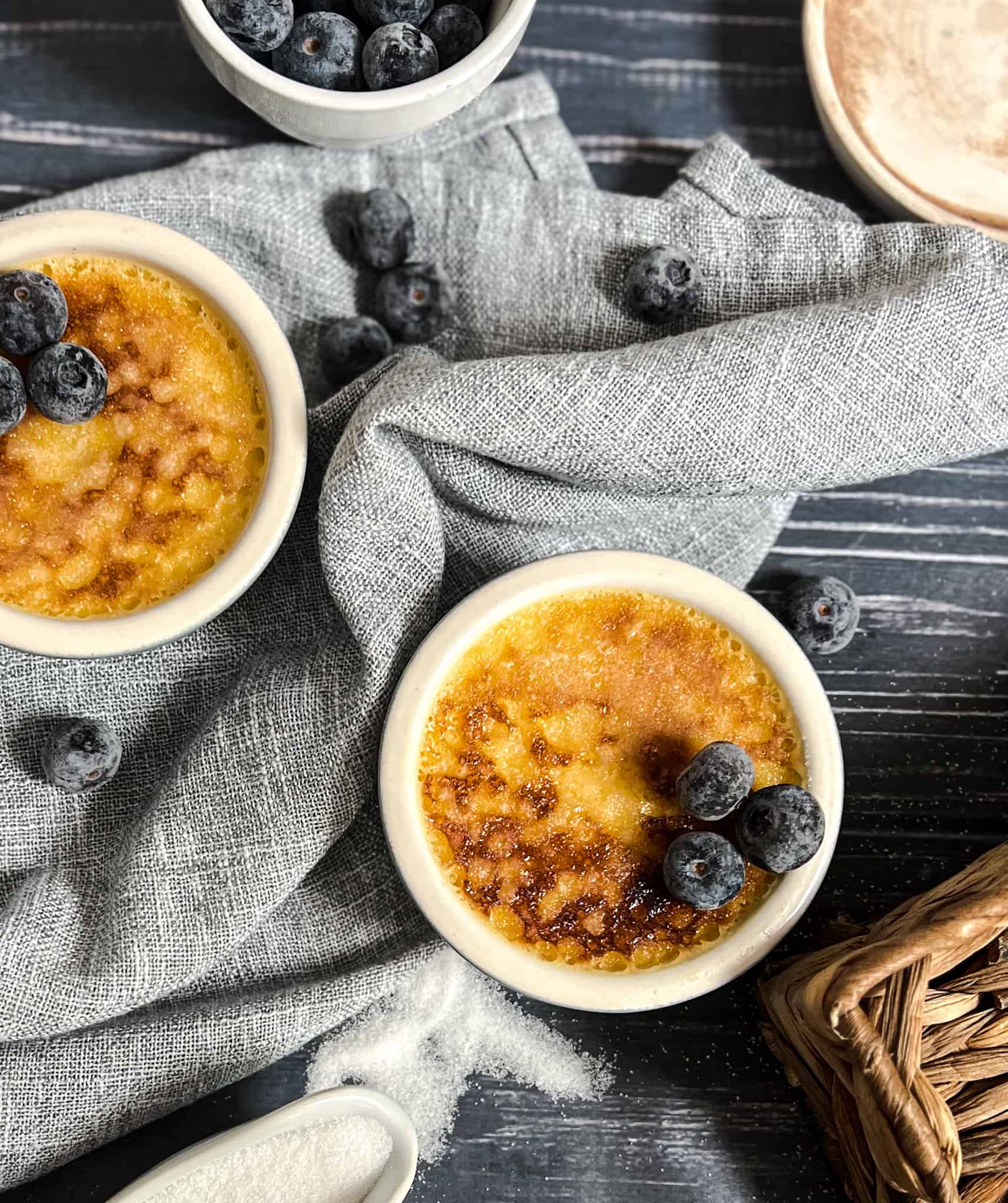 Five Ingredient Dairy Free Creme Brulee Burnt Apple