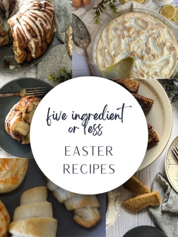 five ingredient or less easter recipes