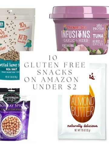 gluten free snacks on Amazon under $2
