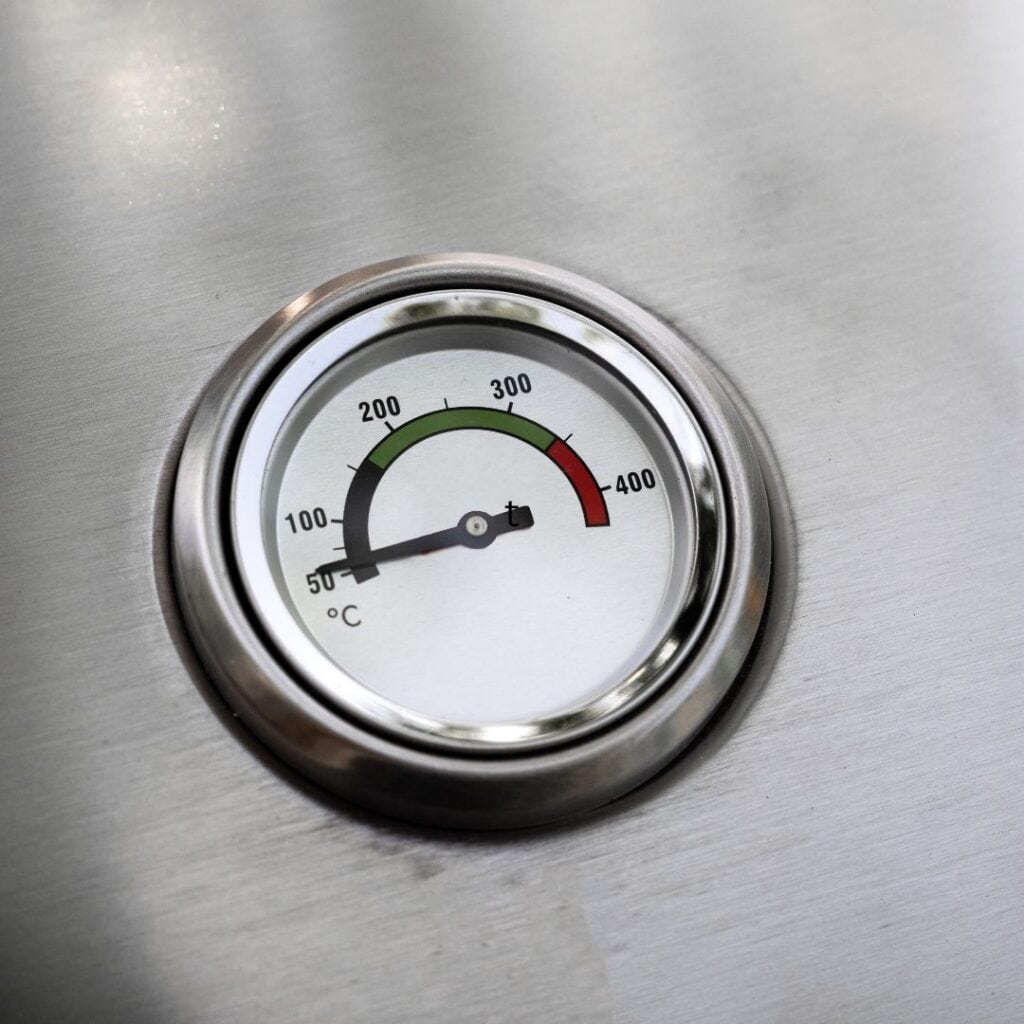 a gas grill thermometer is important when using your gas grill as a smoker. get this tip and more gas grill smoker tips.