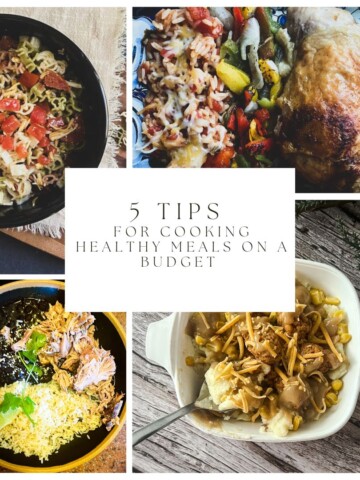 tips for cooking healthy on a budget