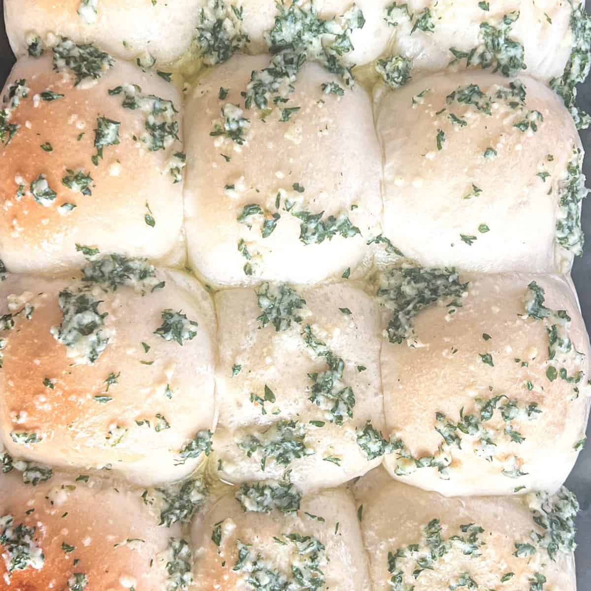 enjoy your easy garlic butter rolls warm. 