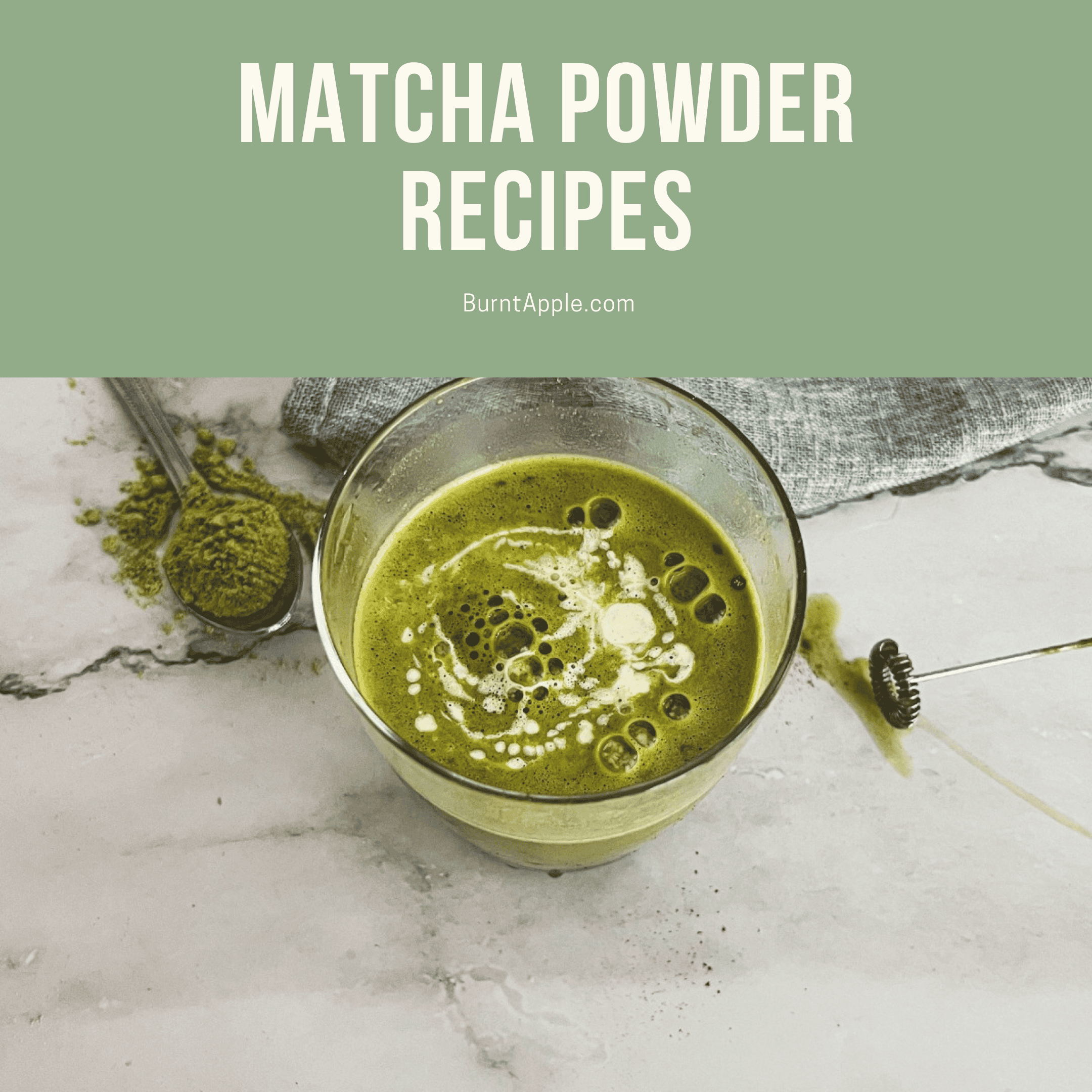 Matcha Latte Powder Recipes