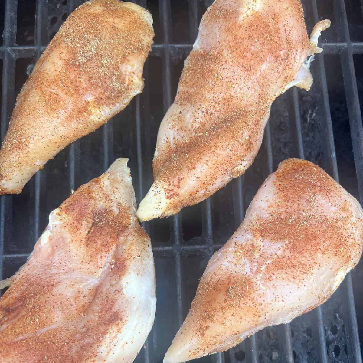 grill seasoned chicken breasts